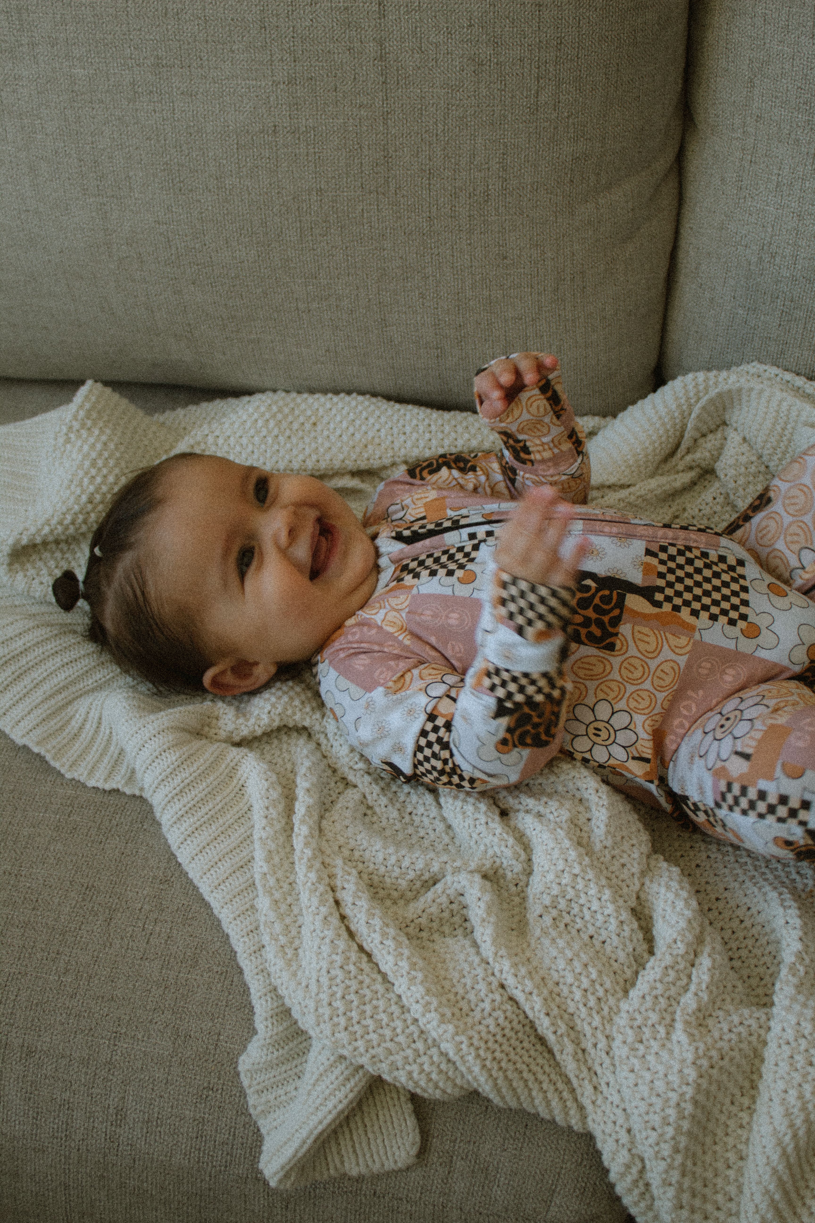 Snooze Patch Party Zip Romper