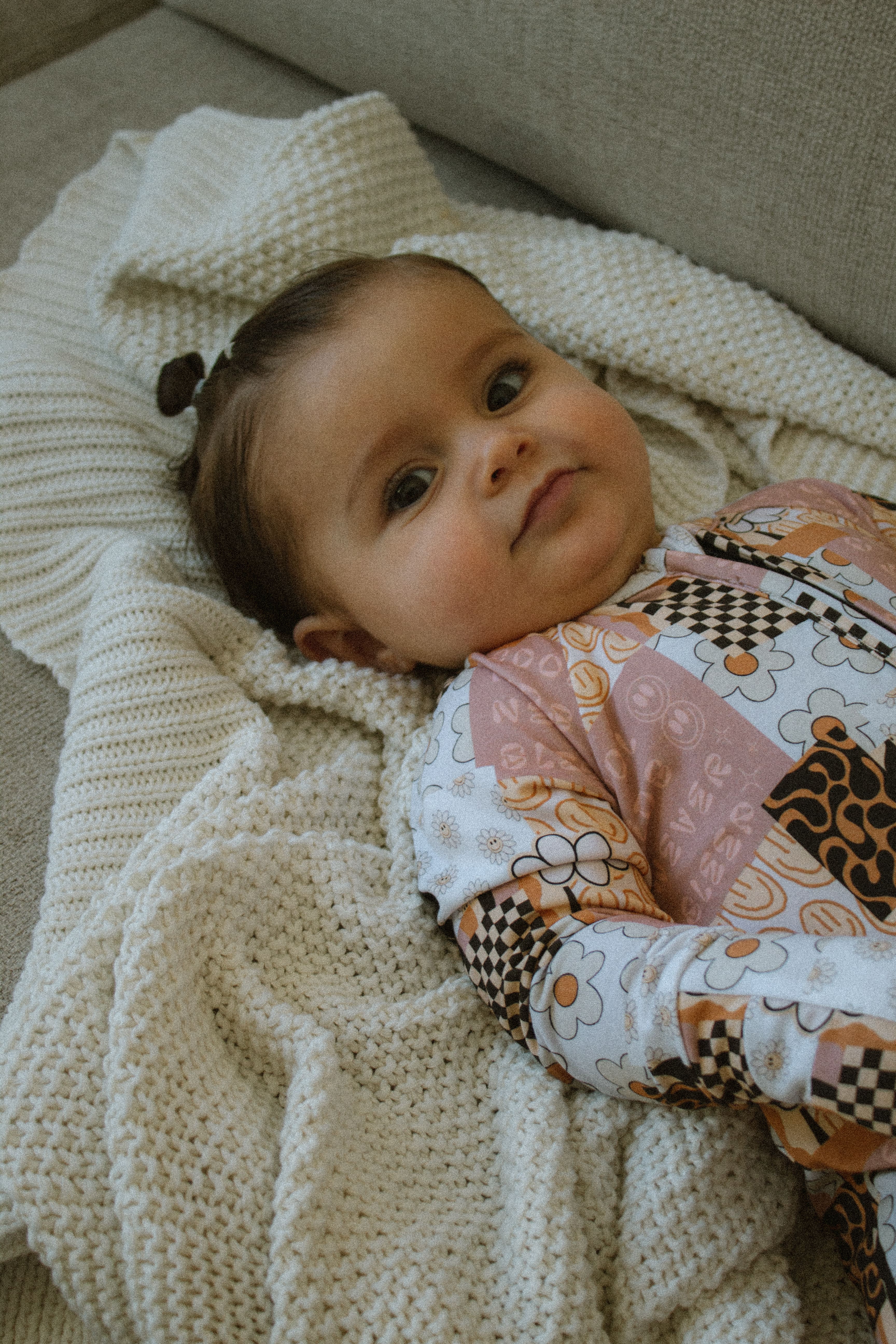Snooze Patch Party Zip Romper